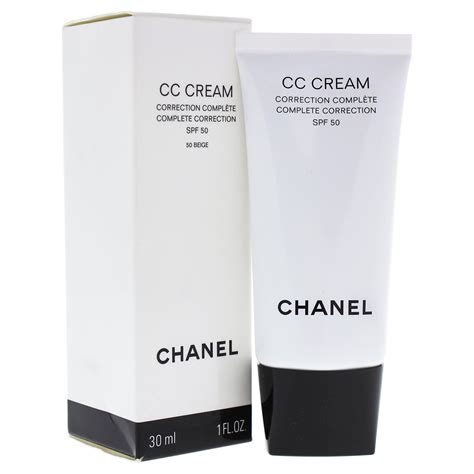 chanel cc cream correction complète spf50|chanel tinted moisturizer with sunscreen.